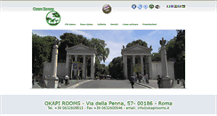 Desktop Screenshot of okapirooms.it